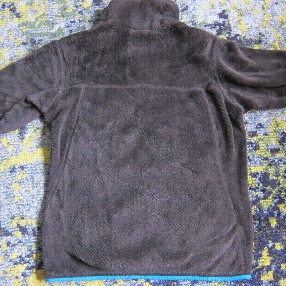 Patagonia Snap T Re Tool Textured Fleece Brown & Blue - Picture 2 of 3